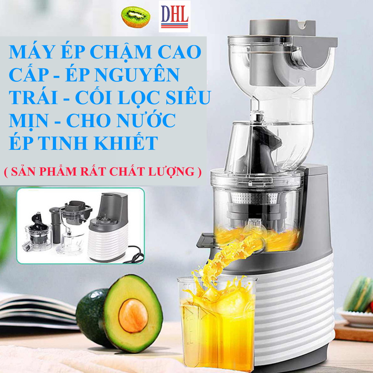 Máy ép trái cây, ép chậm SOKANY JE-32 Hàng chính hãng bảo hành 12 tháng