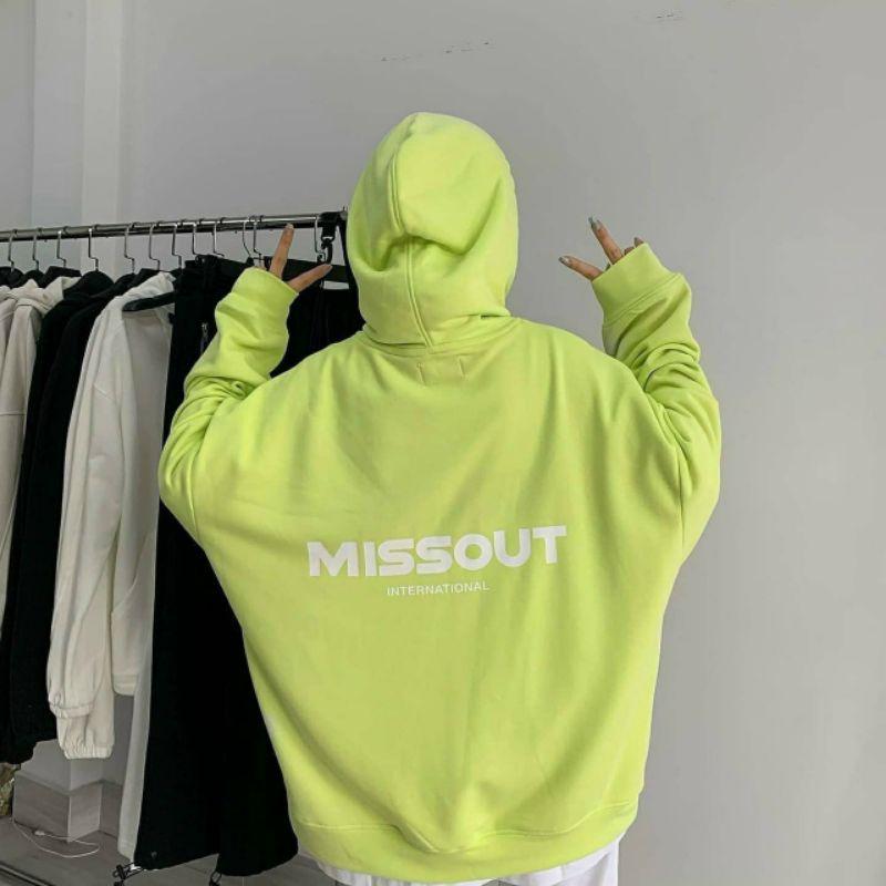 Áo Khoác Nỉ Missout Khoác Nữ Đủ Màu - Form Unisex Kiểu Áo Hoodie Có Dây Kéo Nữ Size M và L - ÁO KHOÁC THIÊN HÀ