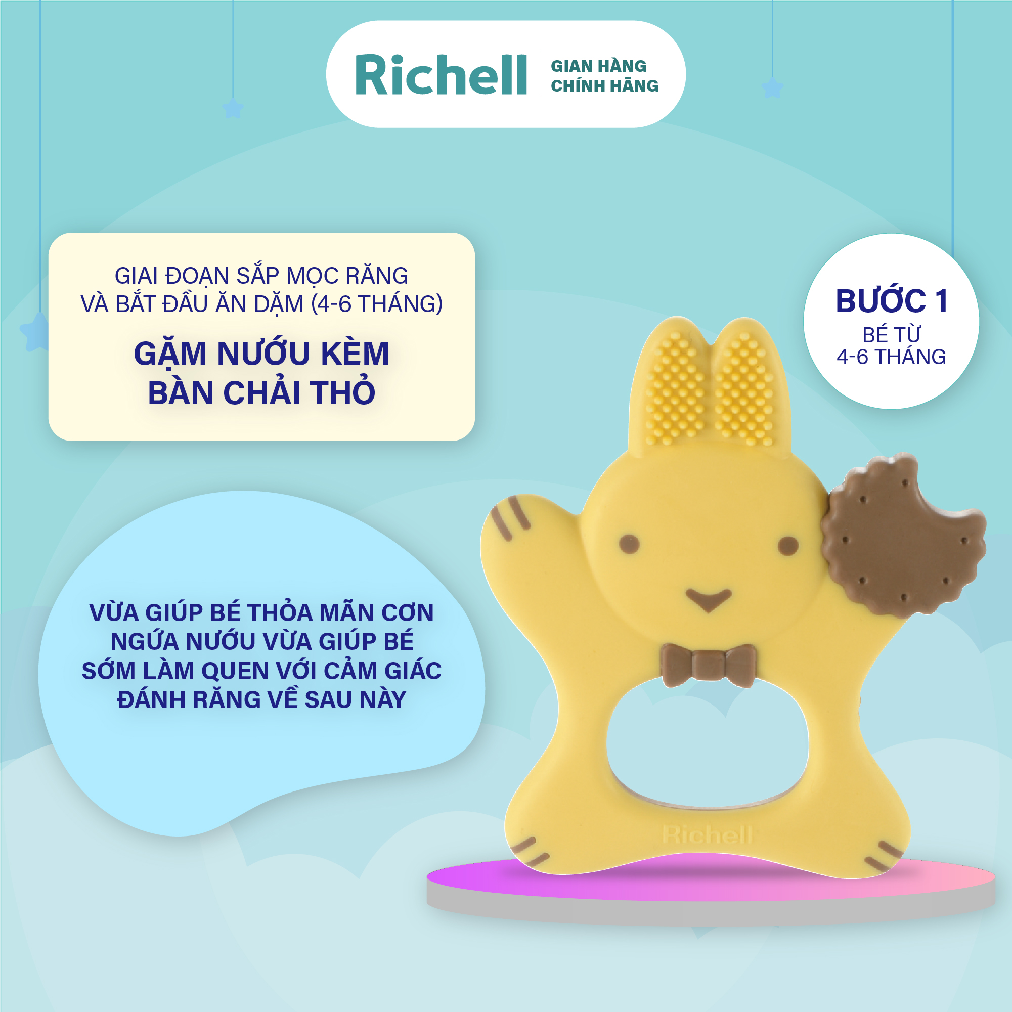 Bàn chải đánh răng trẻ em TLI Richell Nhật Bản | Baby