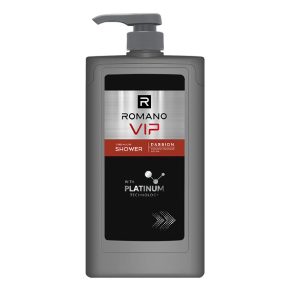 Sữa tắm cao cấp Romano Vip Passion mạnh mẽ bí ẩn 650g