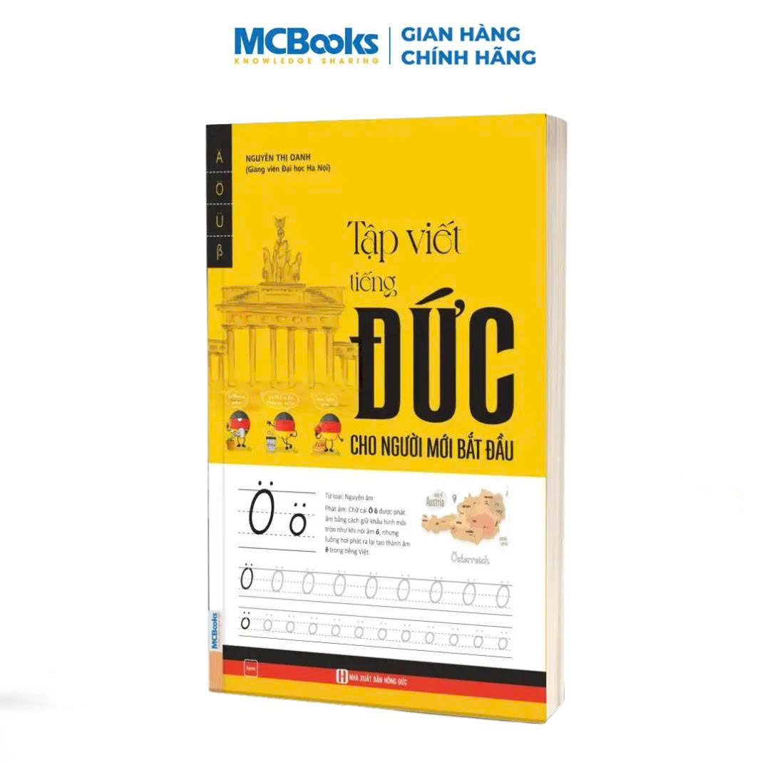 Sách - Tập Viết Tiếng Đức Dành Cho Người Mới Bắt Đầu