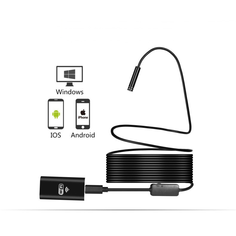 Bộ Camera Nội Soi Đa Năng Có Đèn Trợ Sáng - Camera Lấy Ráy Soi Tai, Mũi, Họng Chuyên Nghiệp