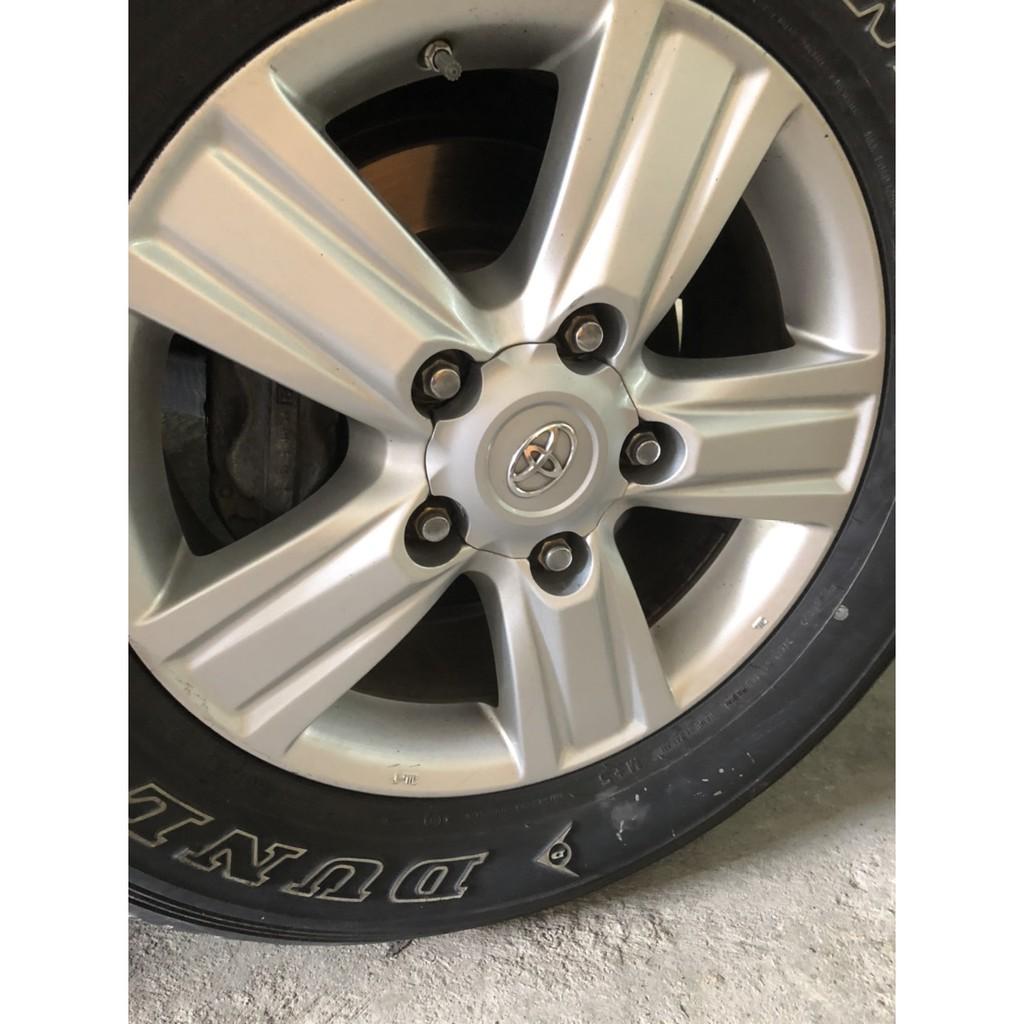 Logo chụp mâm bánh xe ô tô Toyota Land Cuiser Prado 2008-2010 TY-123