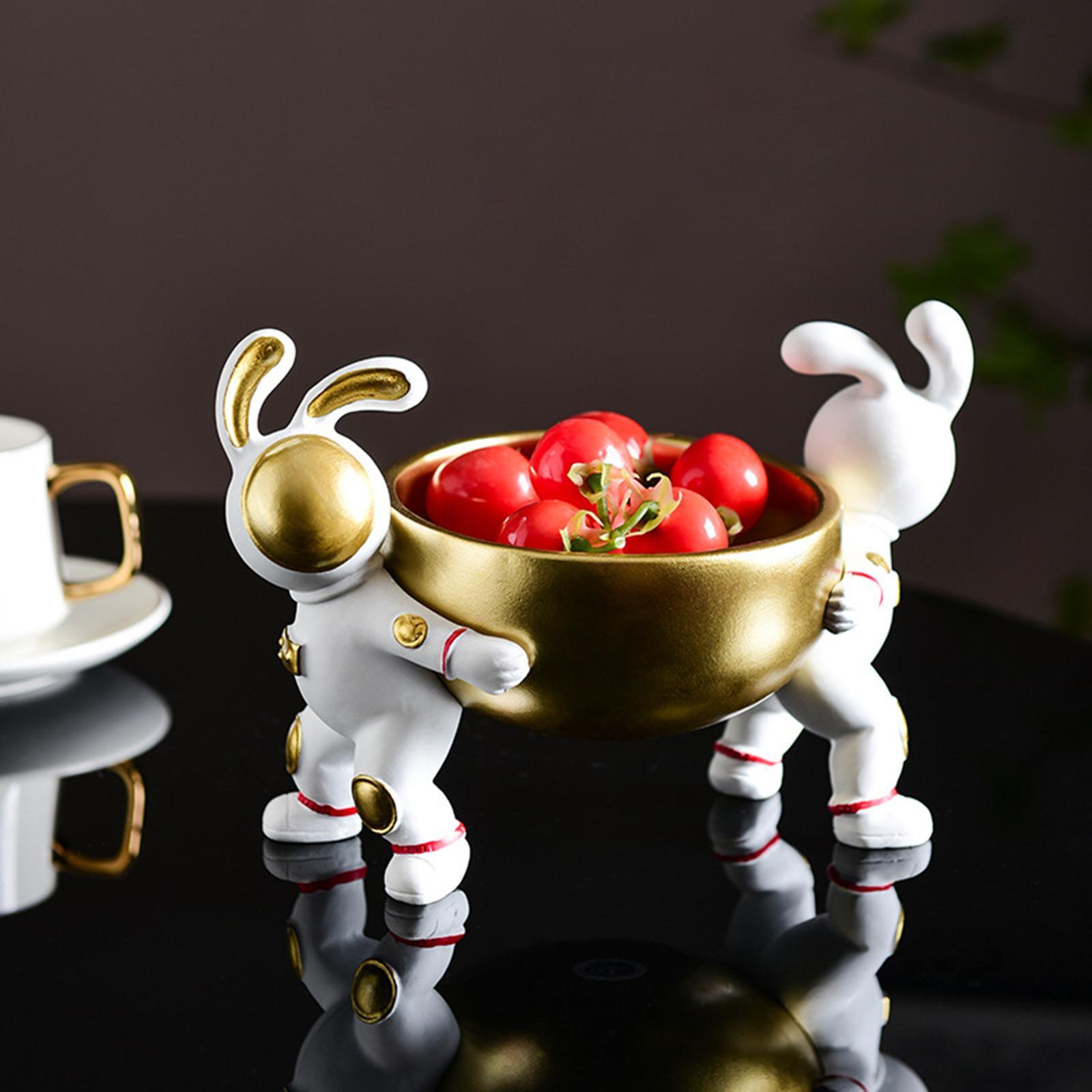 Figurine Vanity Tray Organizer Cosmetic Holder Storage Bowl