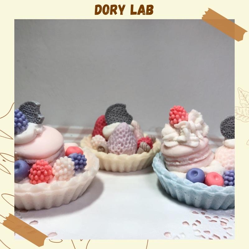 Nến Thơm Handmade Bánh Trứng Trái Cây - Dory Lab