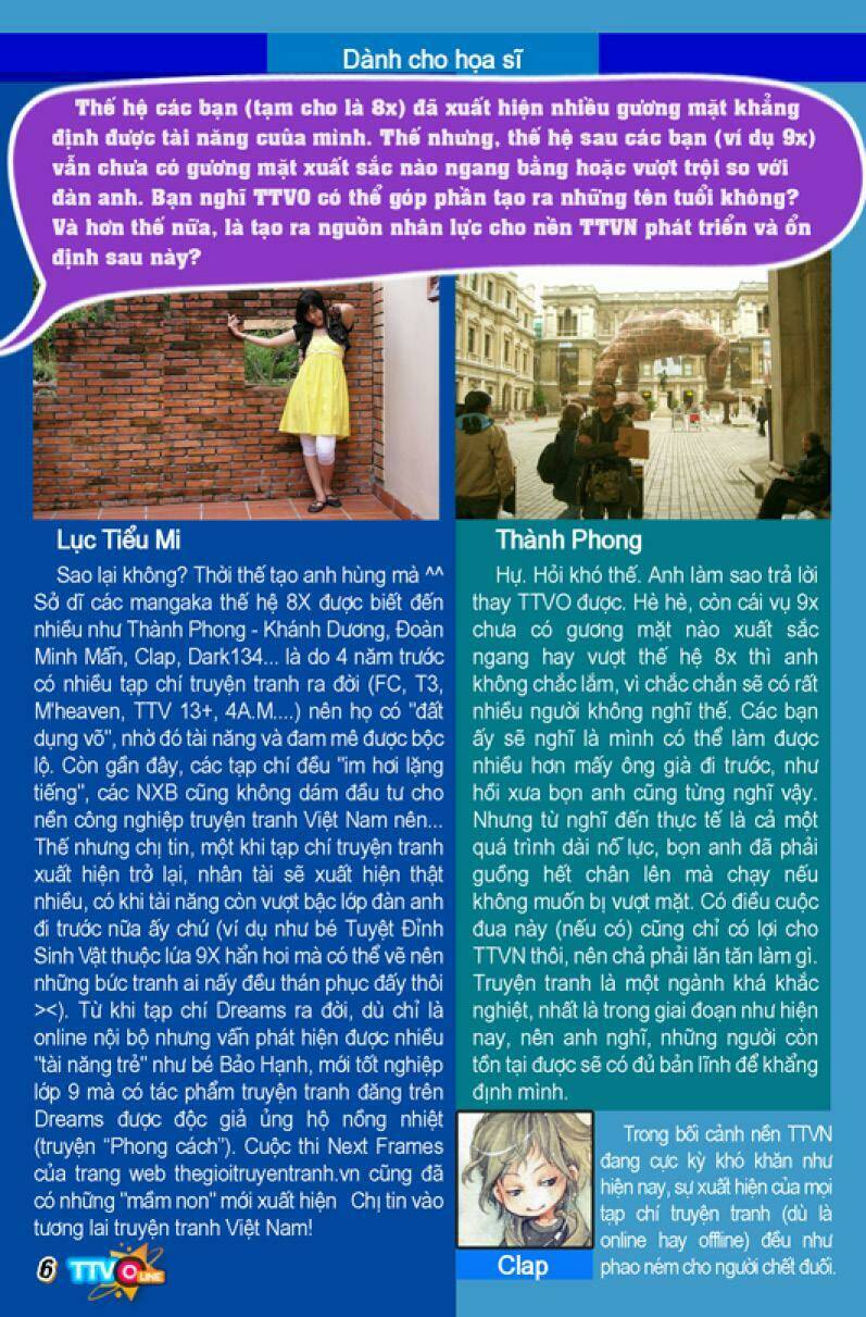 tạp chí truyện tranh việt nam online - ttvo chapter 1 8