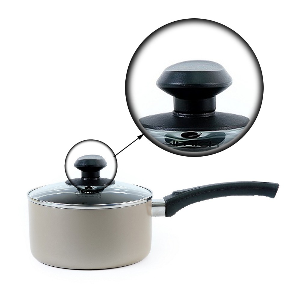 Bộ quánh chảo Elmich Baby EL-1167 2 cái chống dính Whitford cao cấp, đáy từ, size 16cm, màu ngẫu nhiên-Hàng chính hãng