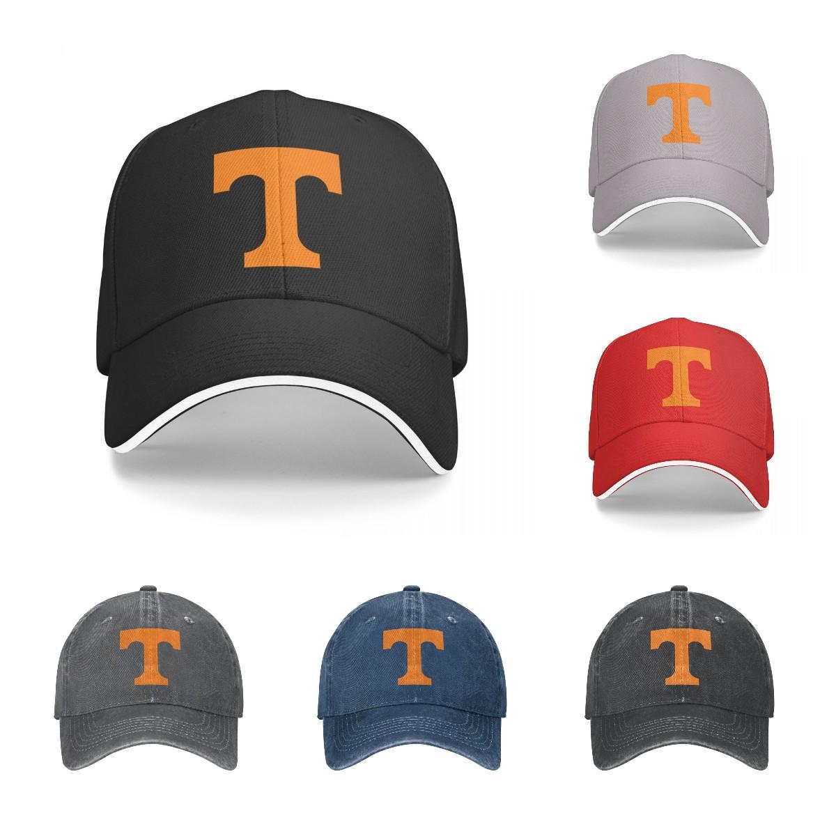 Unisex Cotton Cap for Women nam Tennessee Fashion Basketball Cap University có thể điều chỉnh mũ ngoài trời Color: Burgundy Size: One Size