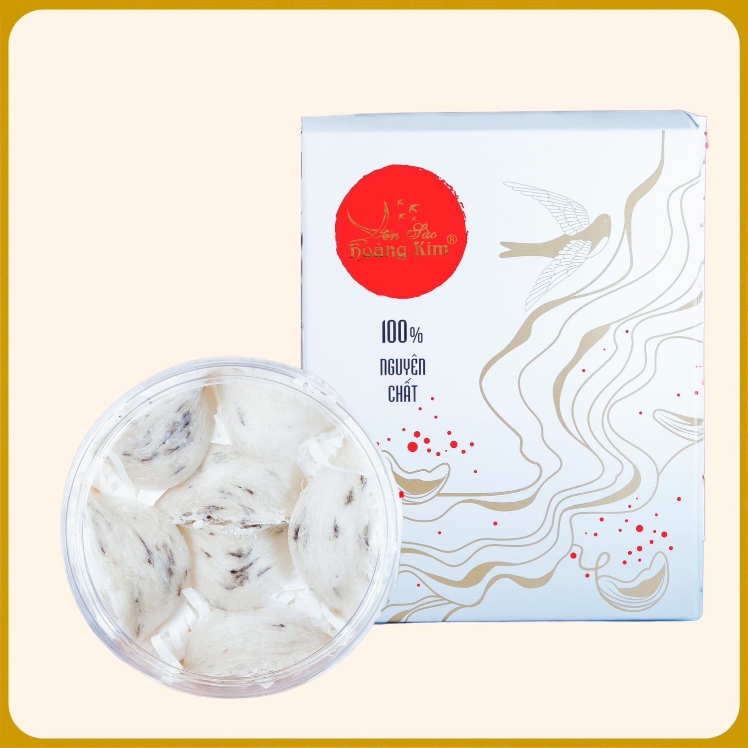 [YẾN THÔ] Tổ Yến Tự Nhiên Loại A Hoàng Kim - Ít Lông, Dễ Sơ Chế - 100% Nguyên Tổ Tự Nhiên (Hộp 50g/100g)