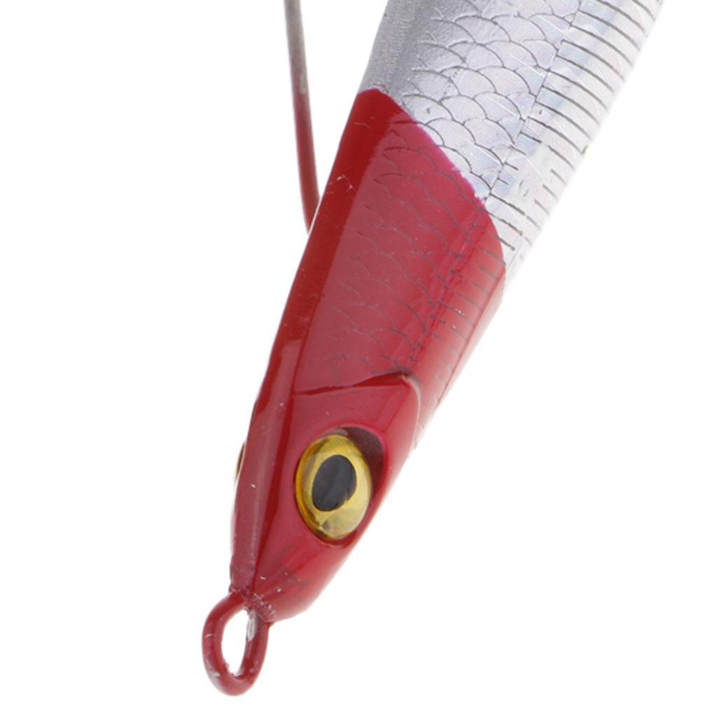 Minnow Spoon Baits 8.8cm 20g Freshwater Saltwater Crankbait Hard Bait Wobblers Ice Fishing Lure