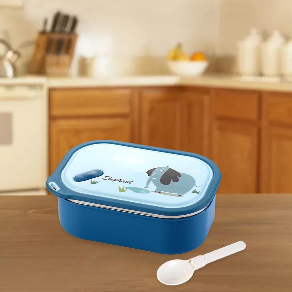 Insulated Lunch Box Portable Leak Proof Bento Box for School Travel Children