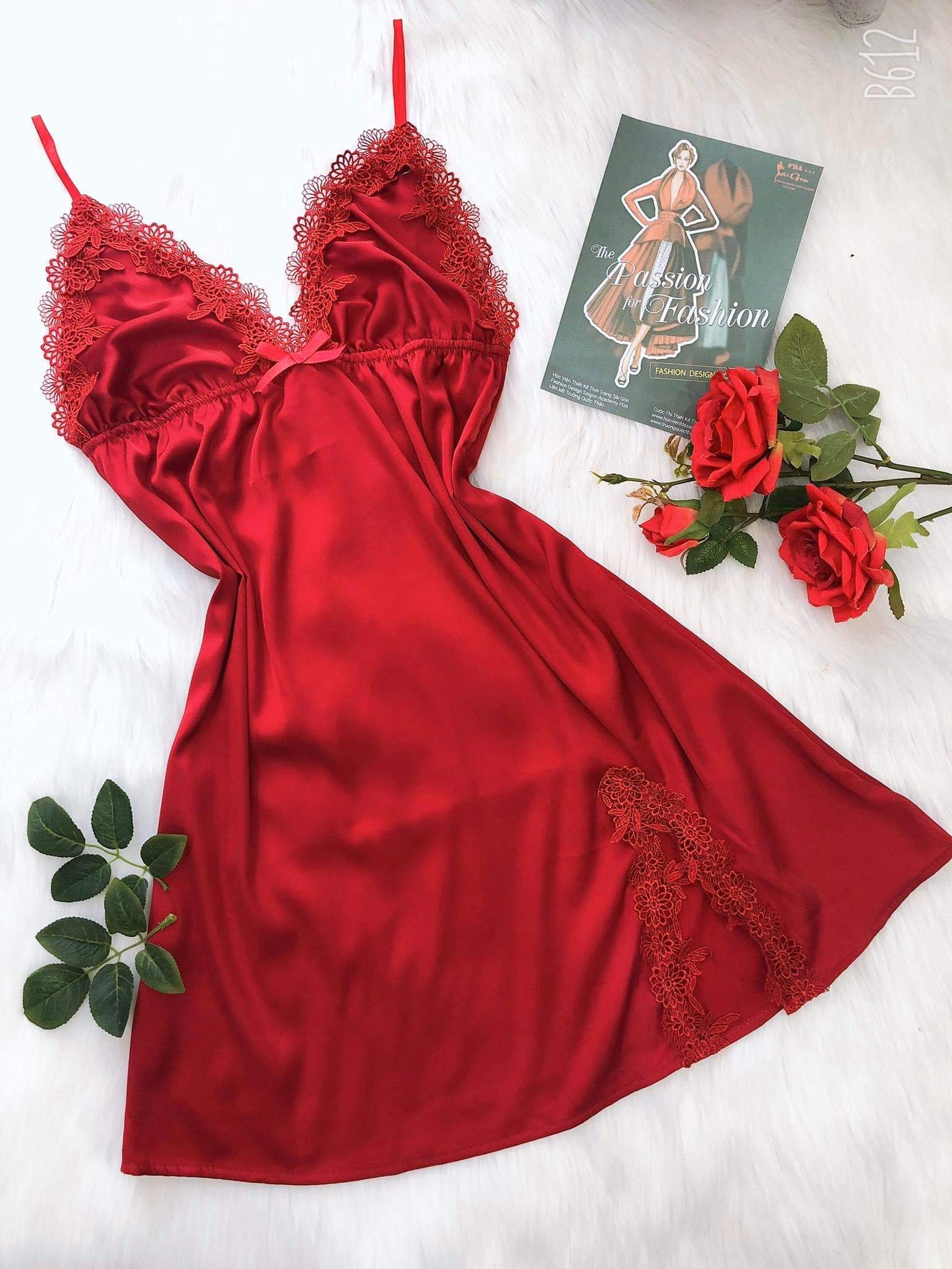 ĐẦM NGỦ LỤA PHỐI REN SEXY