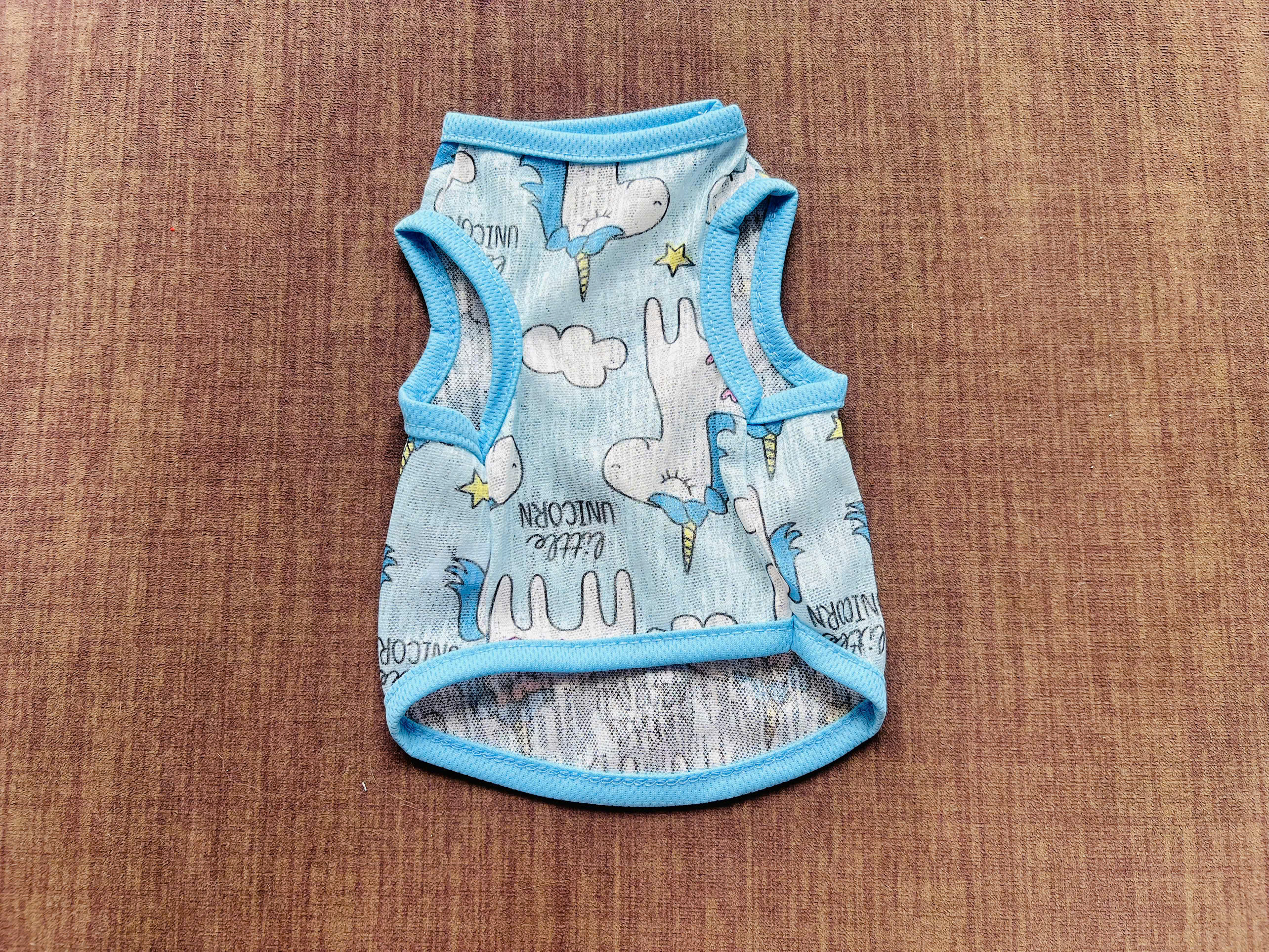 ÁO THUN BA LỖ HOẠ TIẾT NGỰA XINH THÔNG HƠI SIÊU CUTE TỪ 1-7KG DÀNH CHO THÚ CƯNG CHÓ MÈO
