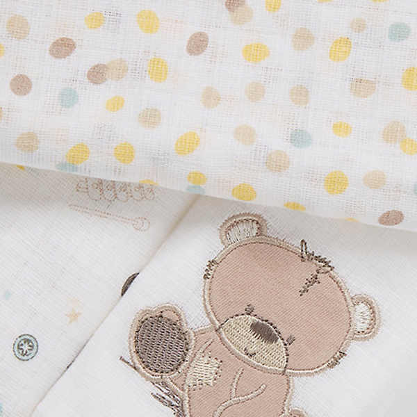 Bộ 3 khăn xô Mothercare 60 x 60 cm