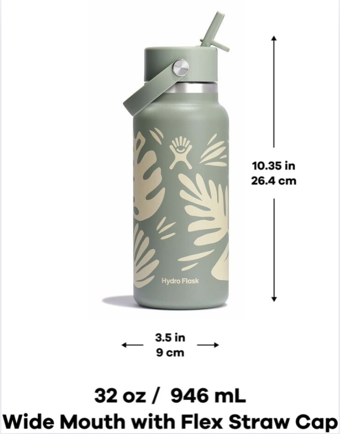 Bình giữ lạnh tiêu chuẩn HYDRO FLASK Standard Flex Straw Cap 32oz 946ml