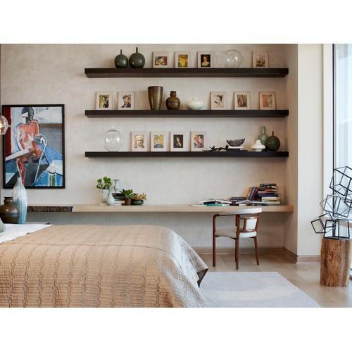 Kệ treo tường 1 Thanh Ngang - Kệ Treo Tường Gỗ Lõi Xanh Chống Ẩm +Tặng phụ kiện lắp đặt