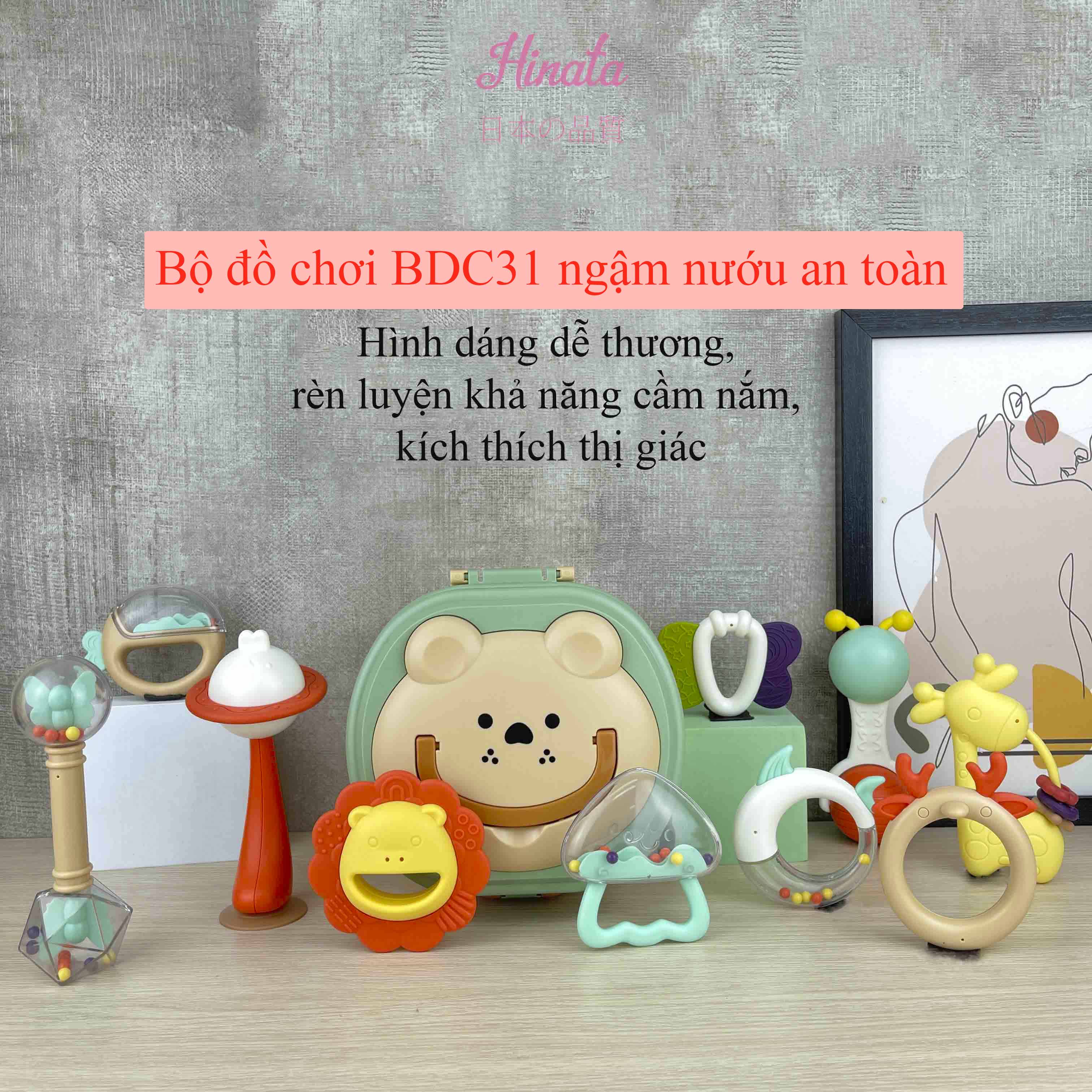 Bộ đồ chơi thông minh BDC31 - Thương hiệu Hinata Nhật Bản