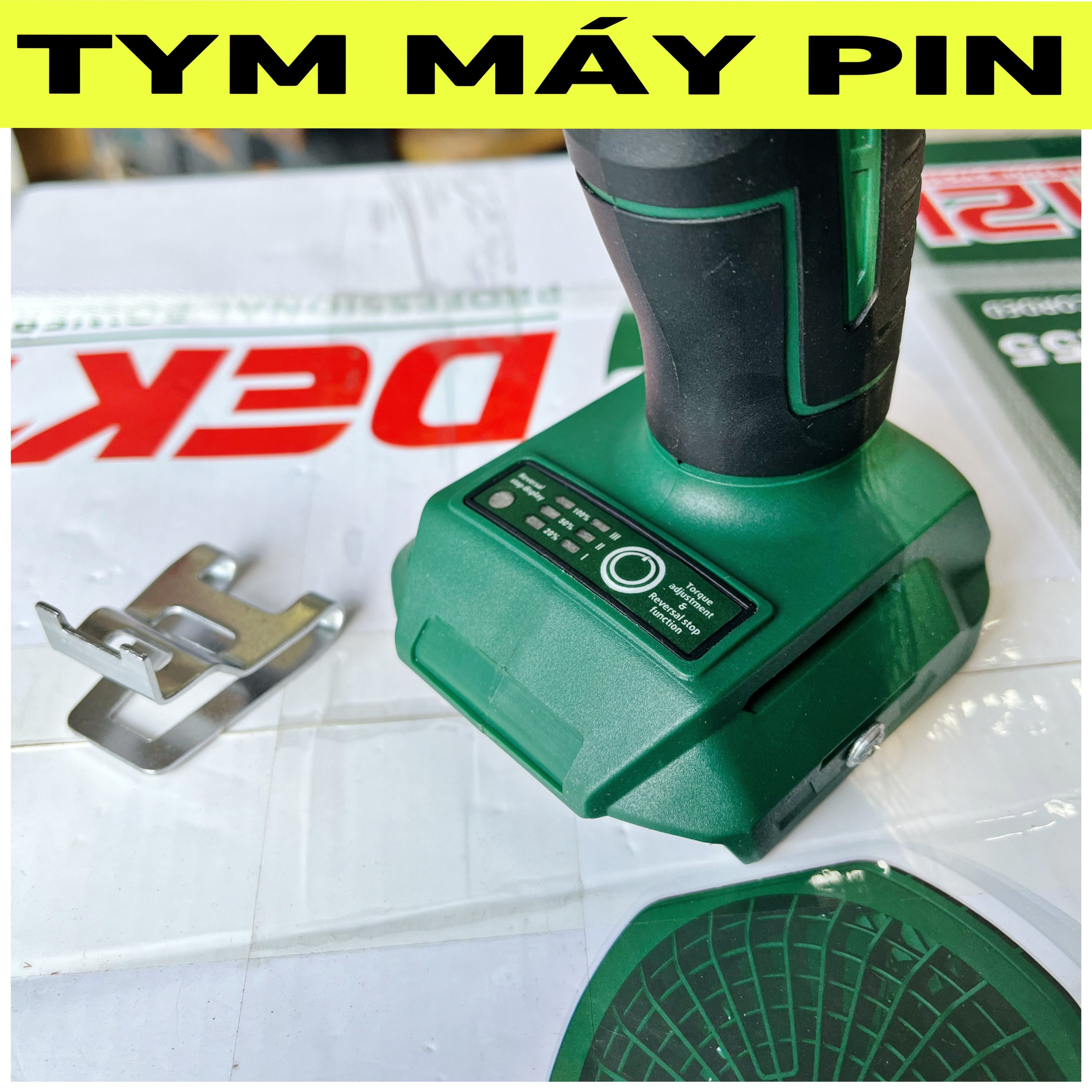 Thân Máy Siết Bulong Pin Dekton M21-IW475N – TYM MÁY PIN