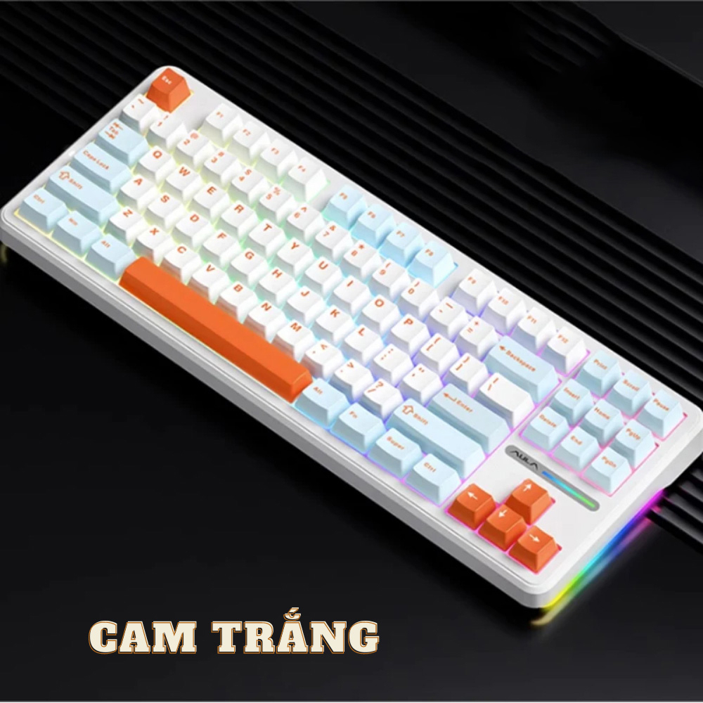 Bàn phím cơ không dây Monka 3067 pro - Hỗ trợ hotswap - LED RGB nhiều chế độ - Mạch xuôi - Hàng chính hãng