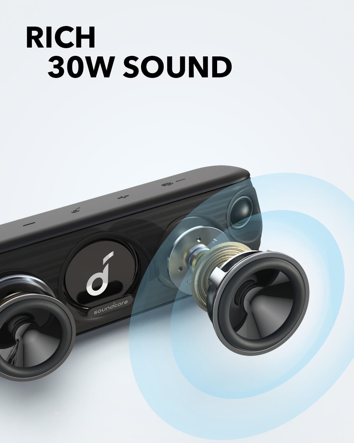 LOA BLUETOOTH SOUNDCORE MOTION+ (MOTION PLUS) A3116 - Hàng Chính Hãng