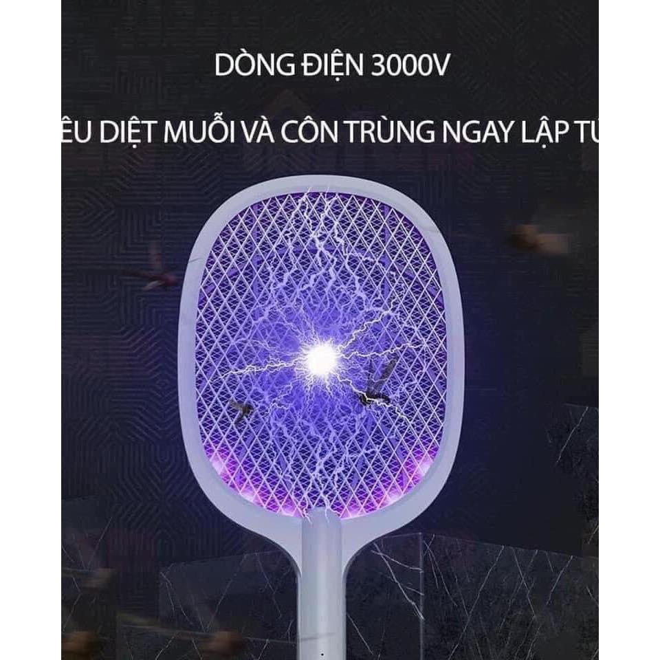 Vợt bắt muỗi thông minh kiêm đèn bắt muỗi tự động 2in1