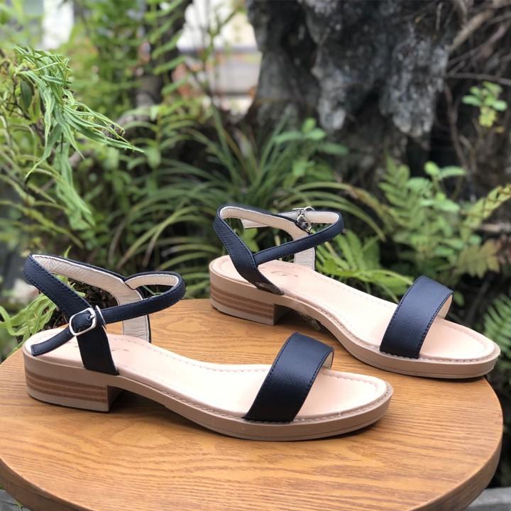 TLG Sandal nữ 3 phân đế đúc,quai da siêu dễ thương 21332