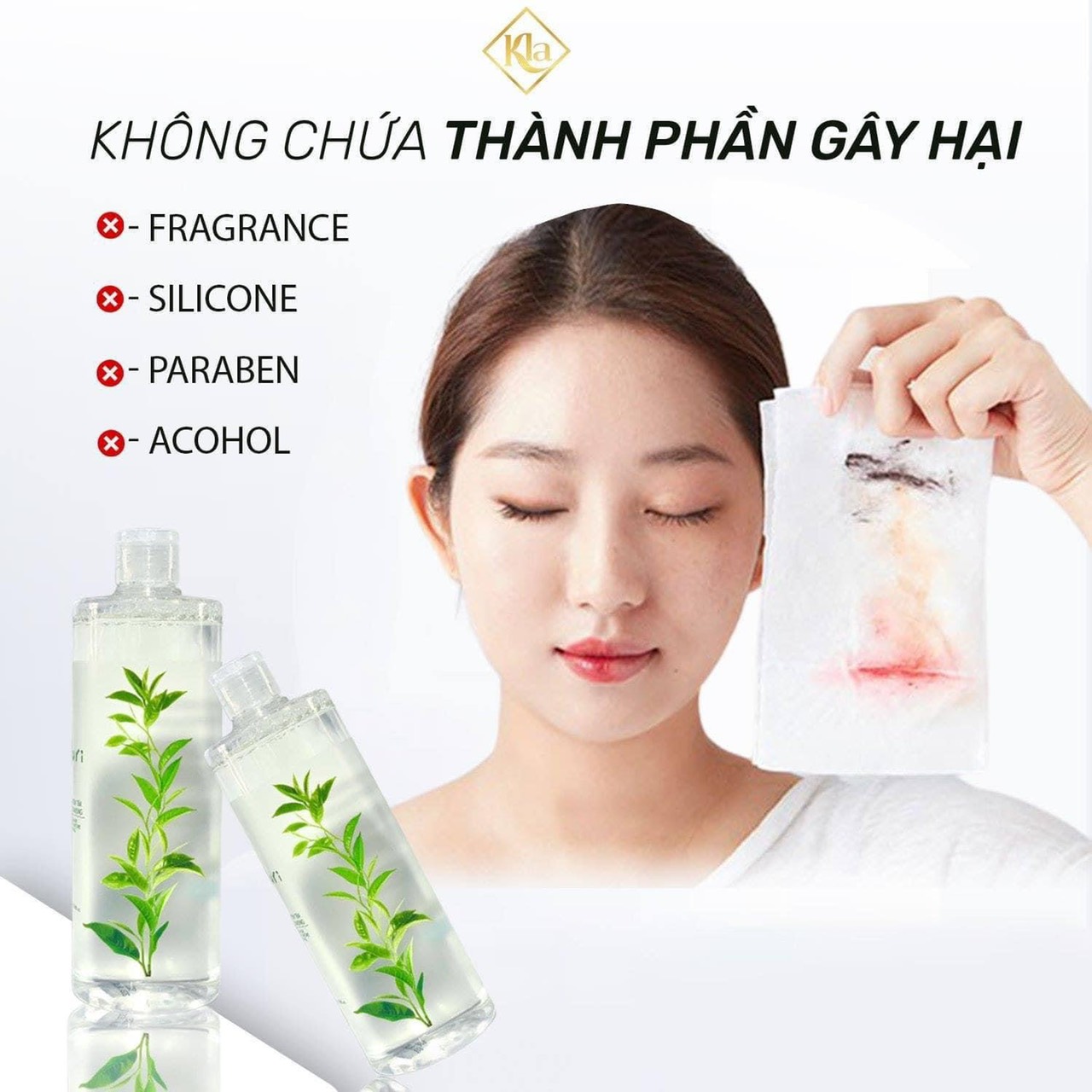 Nước Tẩy Trang Bori Trà Xanh Green Tea Cleansing