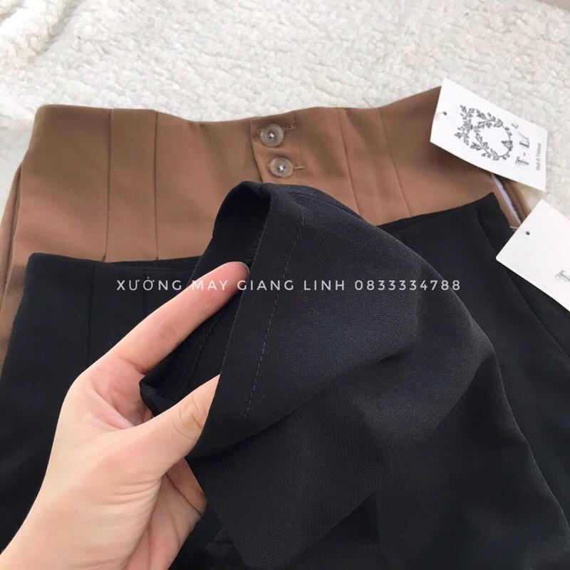 Quần Baggy 2 Khuy- Quần Cạp Cao- Ảnh Thật Shop Chụp