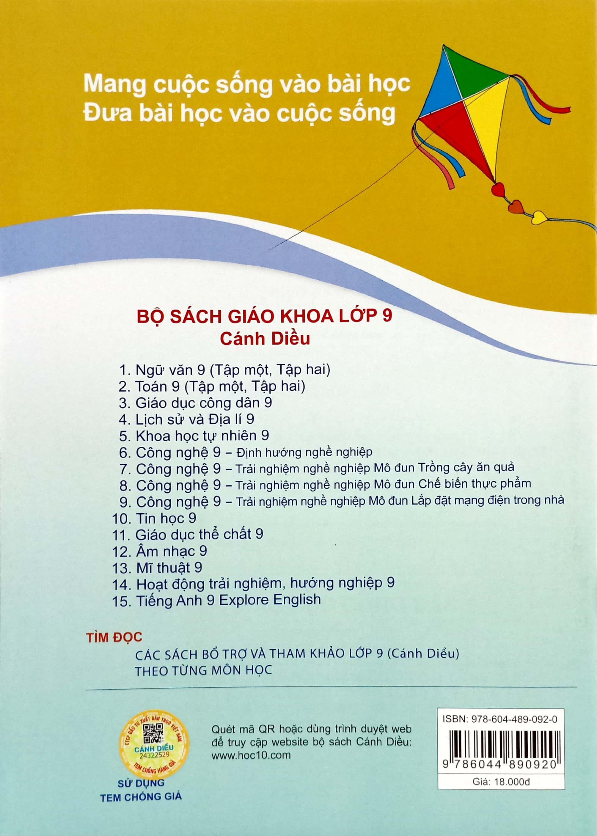 Bài Tập Giáo Dục Công Dân 9 (Cánh Diều) (Chuẩn)