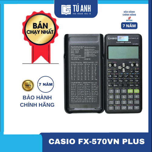 Máy Tính Học Sinh Casio Ver2019 FX-570 VN PLUS