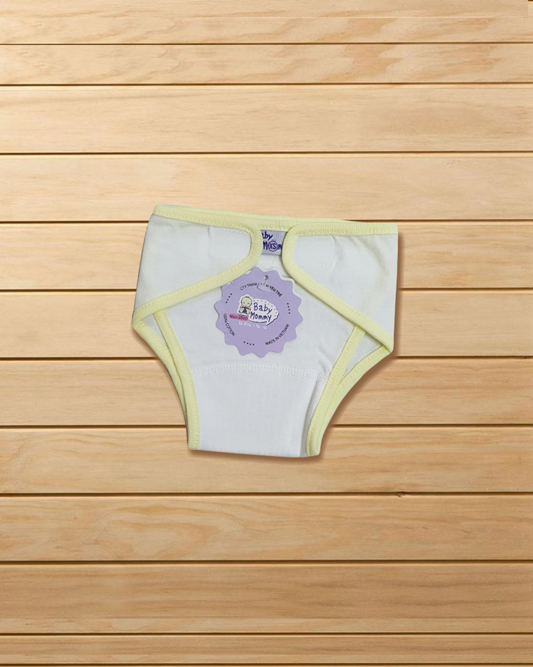 Tã dán trắng Babymommy size S (cho bé 4 - 8kg) - màu ngẫu nhiên