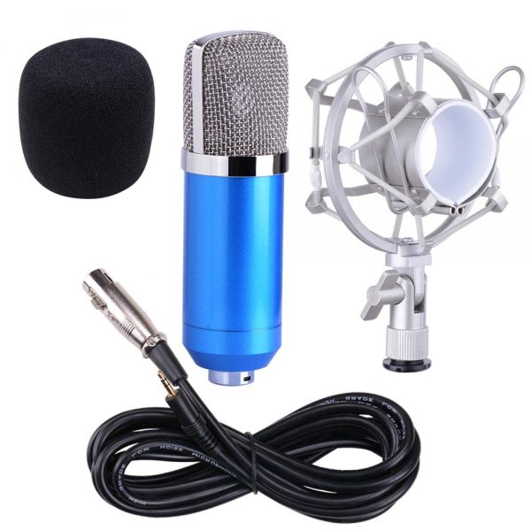 Bộ Micro livestream tại nhà BM 800 (kèm bông lọc, chân mic) - giao màu ngẫu nhiên