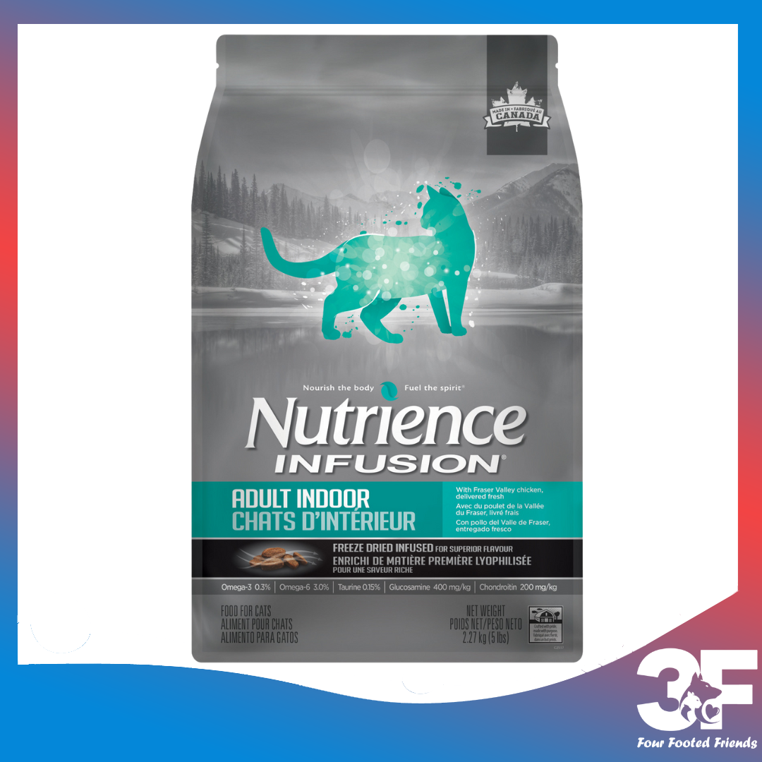 Thức Ăn Hạt Khô Cho Mèo Trưởng Thành Thịt Gà Rau Củ Quả Tự Nhiên Nutrience Infusion Adult Indoor