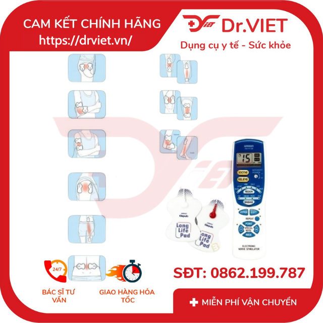 Máy massage xung điện OMRON HV-F127 Chính hãng - Với 9 chương trình mát xa tự động và 4 chế độ mát-xa đặc biệt, người dùng có thể dễ dàng lựa chọn chương trình và chế độ phù hợp