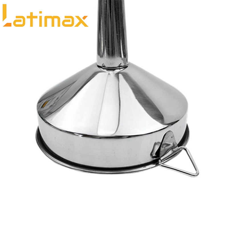 Phễu Inox rót chất lỏng chuyên dùng cho nhà bếp có móc cầm tay tiện lợi đường kính 8cm