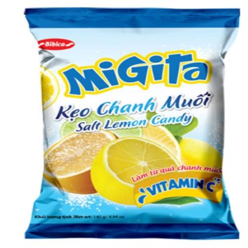 Kẹo chanh muối Migita 70gam - Bibica