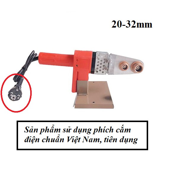 Máy hàn nhiệt hàn ống PP-R 20-32 máy hàn ống nhựa(cá heo bé)