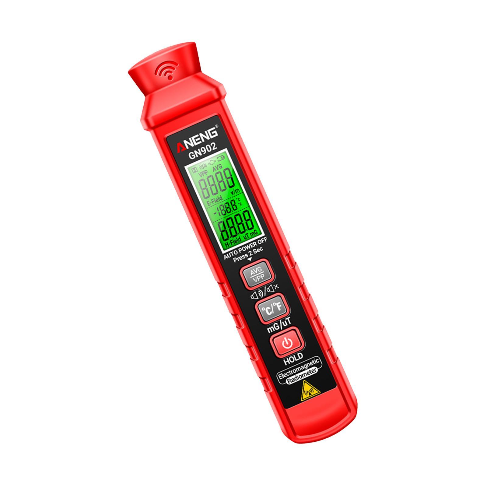 Electromagnetic Field Tester EMF Digital LCD Emf Testing EMF Meter EMF Tester for Computers Industry Home Office