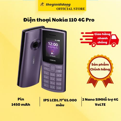Điện thoại Nokia 110 4G Pro - Hàng Chính Hãng
