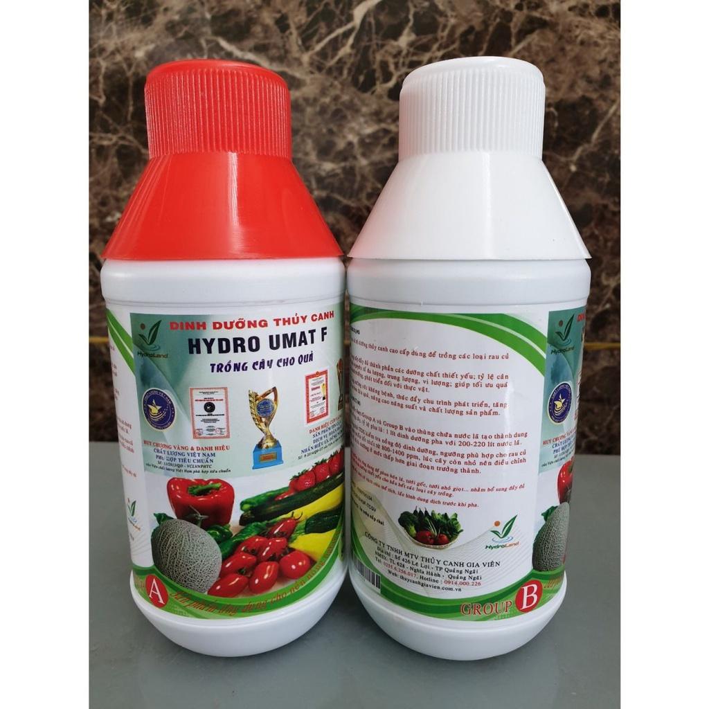 Bộ Dinh Dưỡng Thủy Canh Rau Ăn Quả Hydro Umat F