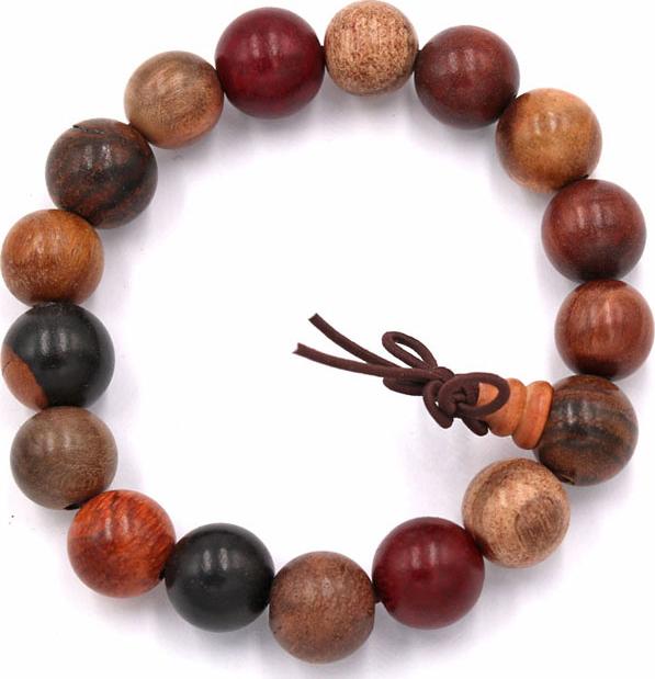 Chuỗi tay gỗ Đàn hương 8 màu 12 ly