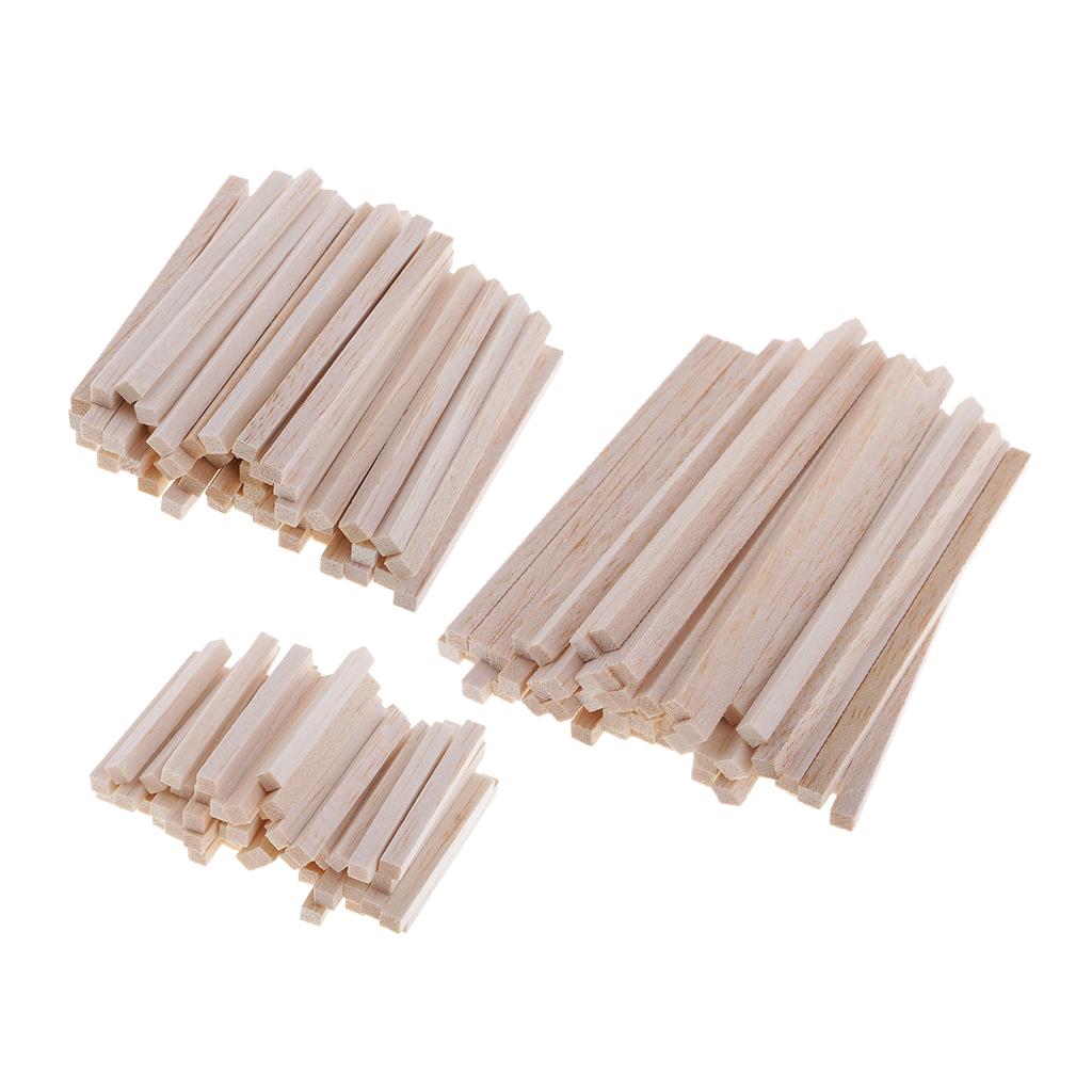 Set 50 Thanh Gỗ Balsa Đa Năng Dùng Làm Đồ Thủ Công