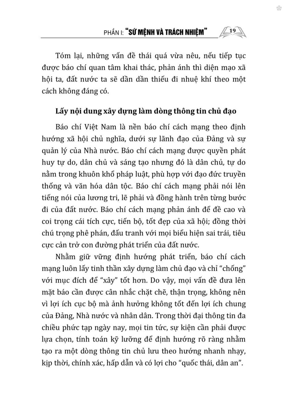 Báo chí nuôi dưỡng lòng tin ( bản in 2025)