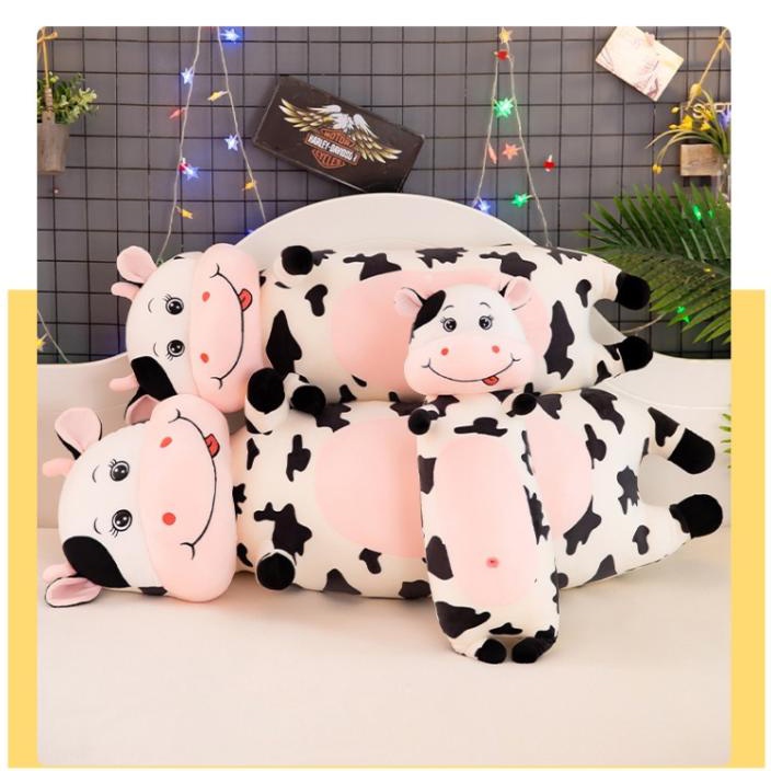 Gối ôm gấu bông con bò sữa 60cm