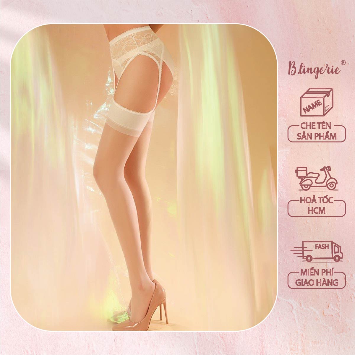 Tất Ren Trơn Gợi Cảm - B.Lingerie