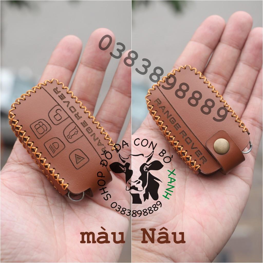 Bao da dành cho chìa khóa Range Rover, Land Rover, RangeRover, Jaguar, Evoque Handmade da thật 002
