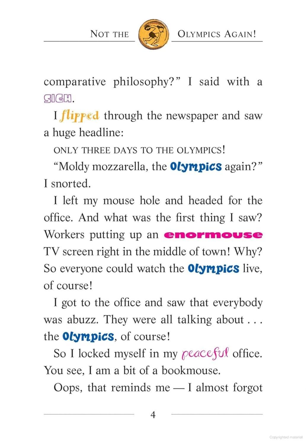 Sách ngoại văn: Geronimo And The Gold Medal Mystery (Geronimo Stilton, No. 33)