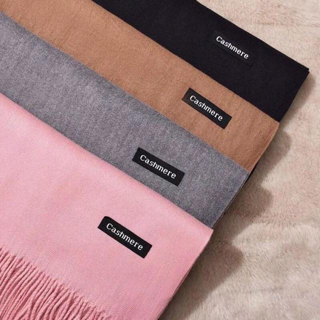 Khăn choàng cổ Cashmere 220x60cm nhiều màu.