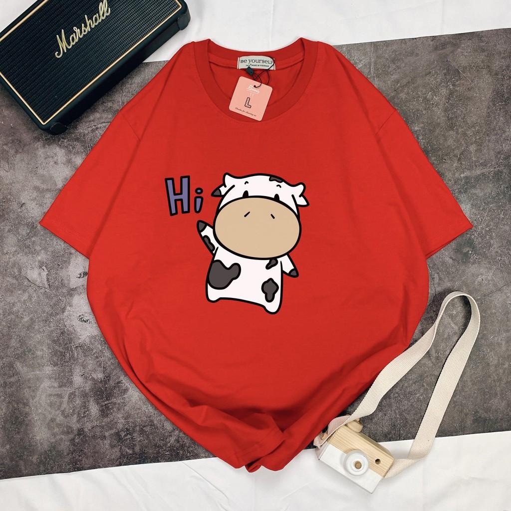 Áo thun unisex Be Yourself size M L XL - BÒ SỮA HI