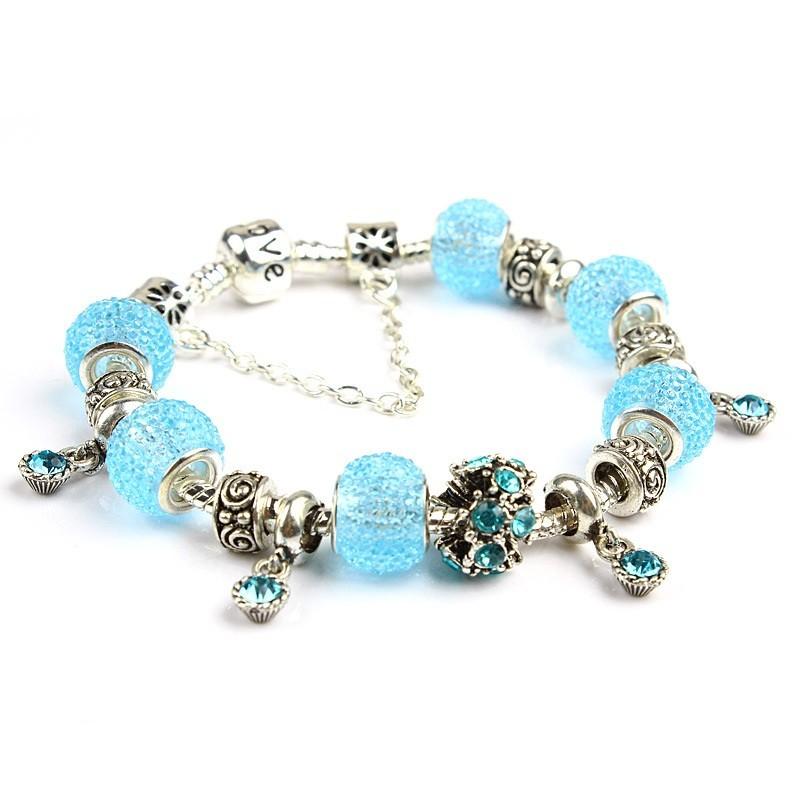 Vòng tay charm màu sắc